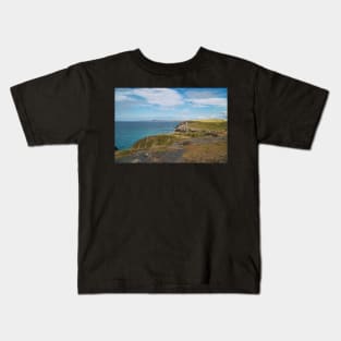 Coastal Scenery - Summer - Porthgain, Pembrokeshire Kids T-Shirt